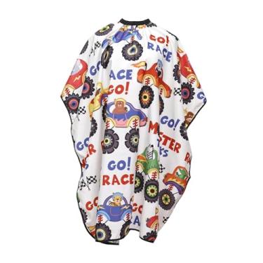 Imagem de harayaa Capa de corte de cabelo infantil, capa de corte de cabelo infantil, reutilizável para modelagem permanente com shampoo