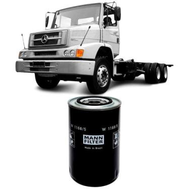 Imagem de Filtro Óleo Mercedes Benz L1218 L1620 OM352 OM366 89 a 2011 MANN-FILTE