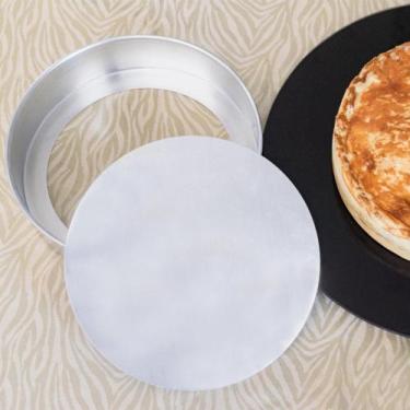 Imagem de Forma Bolo Fundo Falso Removivel N 20 cm - Assadeira Bolo Em Aluminio 
