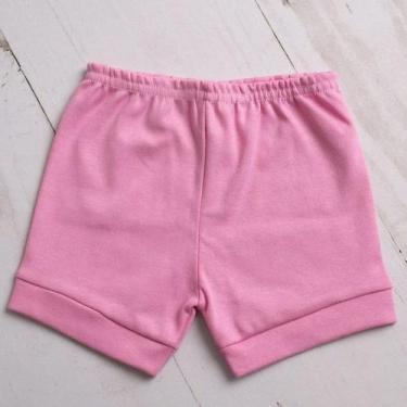 Imagem de SHORT TAPA FRALDA Bebê  SUEDINE 100% ALGODÃO - LETICIA CAT, Pink claro
