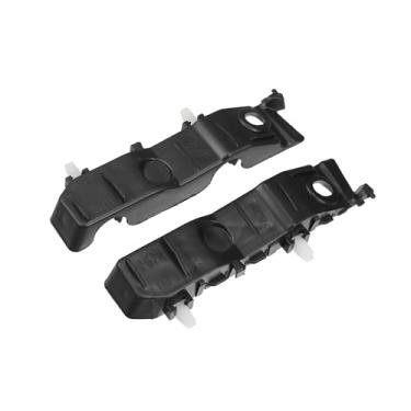 Imagem de ACROPIX 1 par de suportes de para-choque compatível com Kia Forte 2010 2011 2012 2013, plástico durável, preto, dianteiro esquerdo, lado direito, peças de carro