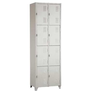 Imagem de Armário Roupeiro De Aço Vestiário / Academia 8 Portas Locker - MOVEIS 