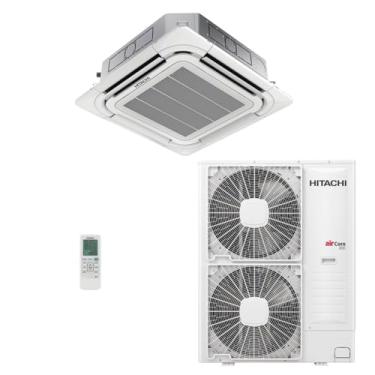 Imagem de Cassete 4 Vias Hitachi Air Core 600 Inverter 56 000 Btu h Qf R32 220v 1f
