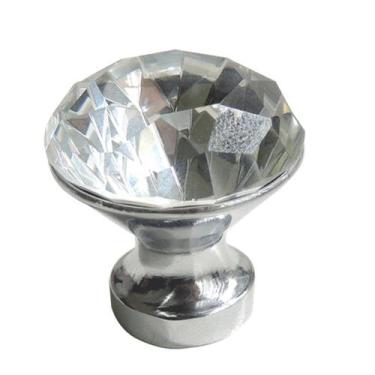 Imagem de Puxador Cristal Com Base Cromada IL4508-029 - Italyline