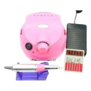 Imagem de Lixadeira Pedal Motor Unha Elétrica Profissional Nail Polish - oem, Br
