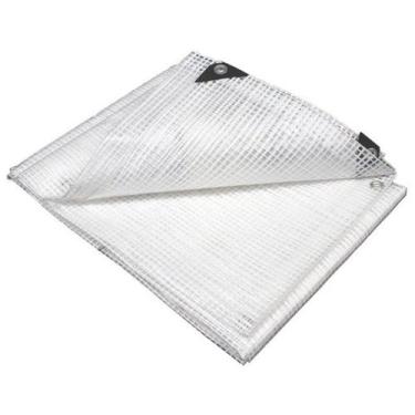 Imagem de Lona Transparente 12x8 com ilhoses cada 50cm 300 micras - Lonas Americ