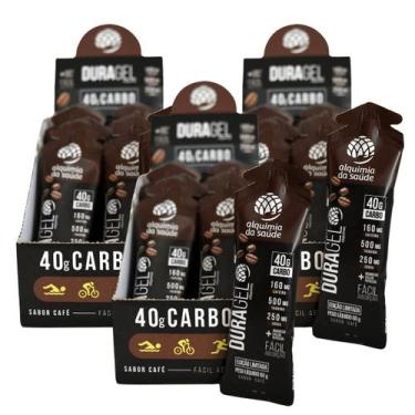 Imagem de 3x Carbogel Box 40g Carbo Alquimia da Saúde Café 15 Unidades 60g, Café