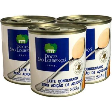 Imagem de Leite Condensado Diet SÃO LOURENCO 335g (3 Latas) - São Lourenço