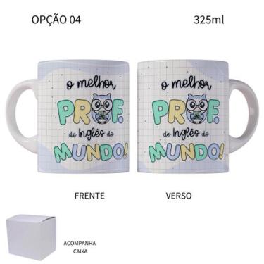 Imagem de Caneca 325ml Dia Dos Professores Professor (a) de Inglês - LARANJA E M