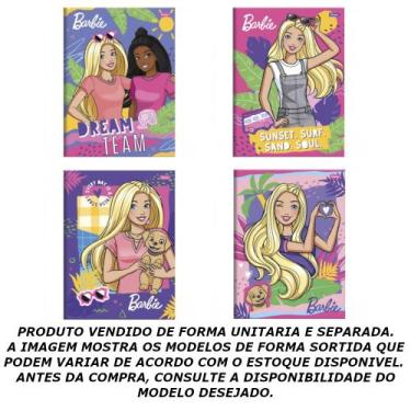 Imagem de Caderno brochurao 1x1 80f barbie - foroni