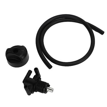 Imagem de Válvula de Corte de Combustível Petcock de 3 Vias Atv Sportsman + Linha de Combustível para 335 325 330 400 500 600 700 7052161 Com Botão de Plástico