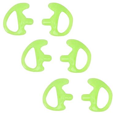 Imagem de Fone de ouvido de vigilância Pdflie Walkie Talkie Substituição de moldes de ouvido de silicone para rádio bidirecional, esquerdo e direito para autoridades policiais, bobinas acústicas, tubo auricular