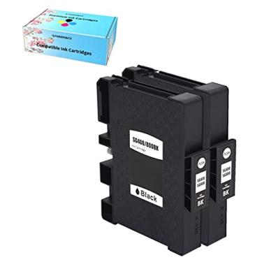 Imagem de F FINDERS&CO Cartuchos de tinta de sublimação SG400 SG800 de alto rendimento compatíveis com impressora Sawgrass Virtuoso SG 400 SG 800 (2X SG400 preto, 60 ml)