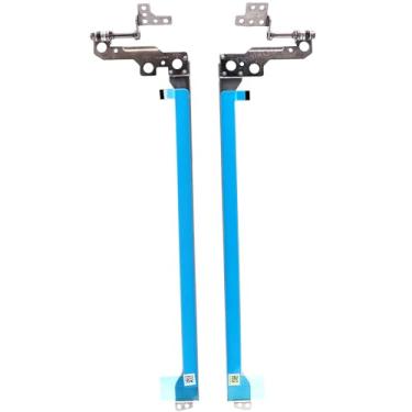 Imagem de Suporte de dobradiça LCD Deal4GO 5H50S28959 Substituição para Lenovo IdeaPad Gaming 3 15ARH05 15IMH05 Creator 5-15IMH05, prata, AM1JM000110