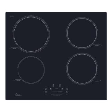 Imagem de Cooktop Inducao Vidro 220v Touch 4 Bocas 59x52cm - Midea