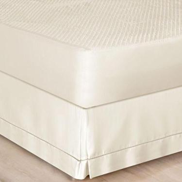 Imagem de Saia Cama Casal Queen Box Palha - BIA ENXOVAIS