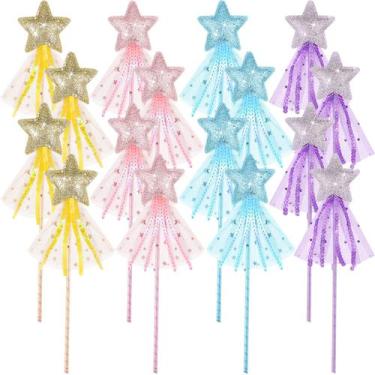 Imagem de Varinhas de Fada Skylety com Glitter - 32 Unidades para Meninas