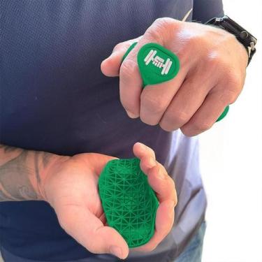 Imagem de Hands Grip Par de Luvas para Academia Confortável Meio dos Dedos Trein