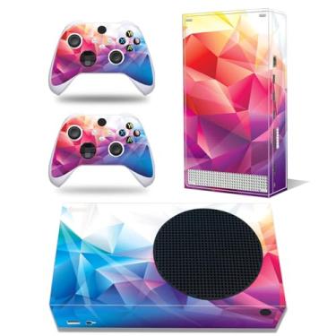 Imagem de Adesivo de película compatível com console Xbox Series S, capa protetora de vinil decalque para controle sem fio (multi)