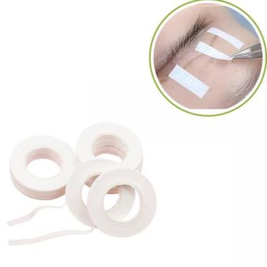 Imagem de 10 Fita Adesiva Extensão Cílios Fina Fio Volume Egpcio Russo - LULLU P