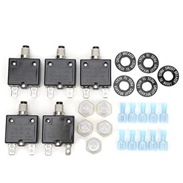 Imagem de Disjuntor de Circuito, Interruptor do Disjuntor Com um Disjuntor de Plástico e Metal do Terminal Quick Connect para Industrial Automotivo