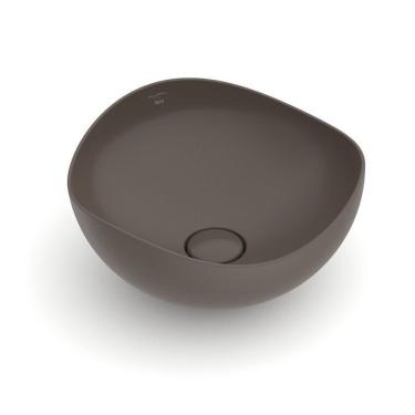 Imagem de Kit 2 Cubas De Apoio 37,5x37,5cm Ruy Ohtake Roca Café