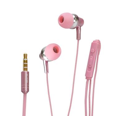 Imagem de Fone De Ouvido Evus F-09 Intra Auricular Premium Rosa
