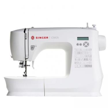 Imagem de Máquina De Costura Portátil Singer C5605 Branco 220v