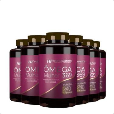 Imagem de 6x omega 3 6 9 mulher 240caps hf suplementos