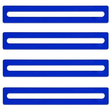 Imagem de FEICUIBEXI 4 PCS Mahjong Line Finder, Mahjong Card Line Guide, Mahjong Line Reader, Mahjong Rules Helper, Mahjong Accessories and Gifts for Players