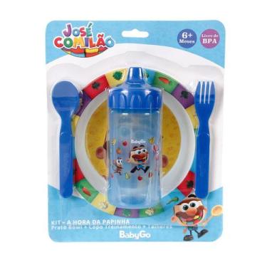 Imagem de Kit Hora Papinha Infantil Baby Dia a Dia José Comilão BabyGo