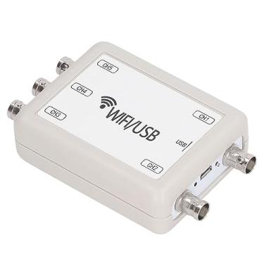 Imagem de Osciloscópio virtual WIFI USB 5 canais portátil PC portátil telefone celular 0Hz a 50kHz Faixa de frequência 150kHz Taxa de amostragem para profissionais técnicos e