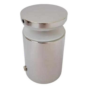 Imagem de Prolongador Botton Inox 304 Vidro Guarda Corpo 50x40mm cromado 2un - A