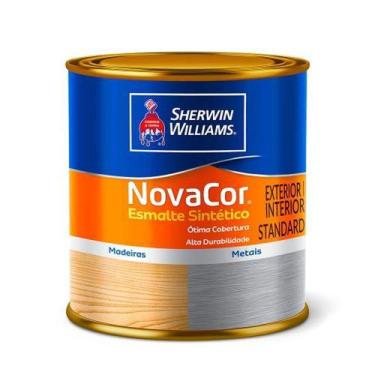 Imagem de Tinta Esmalte Novacor Alto Brilho Vermelho 225ml - Uso Exterior/Interi