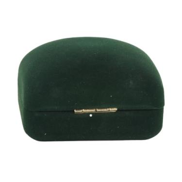 Imagem de Aqur2020 Caixa de Jóias de Jóias de Veludo Caixa de Jóias para Noivado de Casamento Dia Dos Namorados Dia da Mãe Dia (Caixa de brinco)