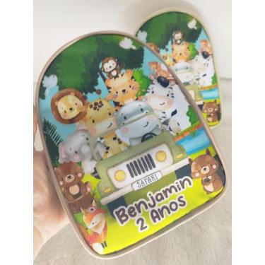 Imagem de 10 mochilinhas tema SAFARI - Hericks Personalizados