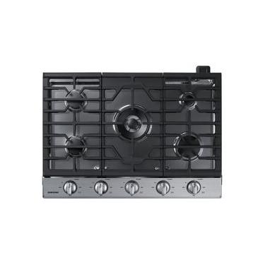 Imagem de Cooktop Inox 5 Queimadores Wi-Fi Dupla Chama + Kit Recirculação + Coifa Wi-Fi + Forno Elétrico Função Air Fry 76L Combo