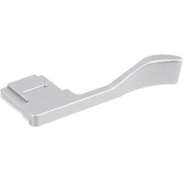 Imagem de Haoge Punho de metal para apoio de polegar para RICOH GRIII GR3 GRIIIX GR3X HDF Acessórios de câmera Silver Hot Shoe Thumb Up THB-GR4LS