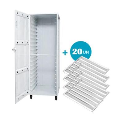 Imagem de Armário de Crescimento de Pão com 20 Esteiras 58x70 cm Epoxi 0608 - IM