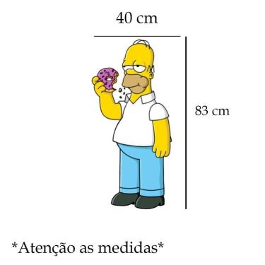 Imagem de Adesivo De Geladeira Homer Comendo