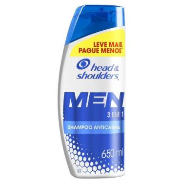 Imagem de Shampoo Anticaspa Head e Shoulders Men 3 em 1 650ml - Head Shoulders, 