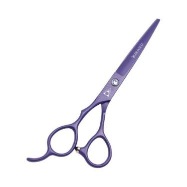 Imagem de Tesoura De Cabelo Profissional Para Mão Esquerda 5.5 6.0, Tesoura De D