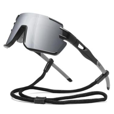 Imagem de Suertree Óculos de sol polarizados para ciclismo masculino e feminino, proteção UV com clipe de miopia, beisebol, ciclismo, corrida, MTB, óculos de sol