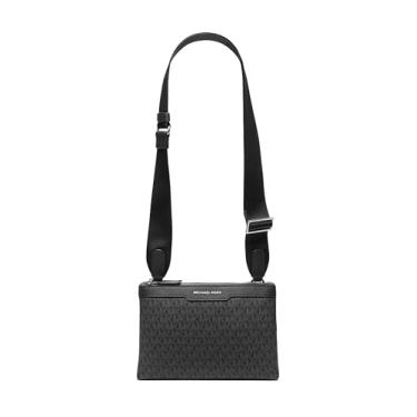 Imagem de Michael Kors Bolsa tiracolo Hudson Accordion, ferragens de bronze leve/assinatura preta