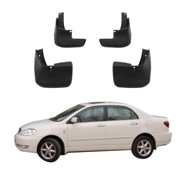 Imagem de 4 Pces Para-Lamas para Automóveis, Protetor de Lama Resistente do Respingo Plástico de Proteção Reforçada compatível com Toyota Corolla 120 Altis 2002-2008 Sedan 2003 2004 2005 2006 2007