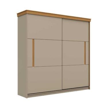 Imagem de Guarda Roupa Casal 2,25m Portas de Correr 3 Gavetas 100% MDF - Móveis 