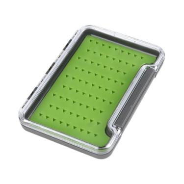 Imagem de Generic Caixa de iscas à prova d'água para pesca com mosca, caixa de iscas à prova d'água com tampa transparente, estojo para equipamentos de pesca, a, M