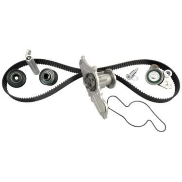 Imagem de ACDelco Kit profissional de correia dentada TCKWP214 com bomba de água, tensor e 2 polias intermediárias