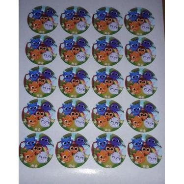 Imagem de Adesivos BoloFofos 4,5cm - Plotagem Adesivo Decorativos