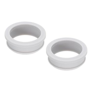 Imagem de 2 peças de encaixe de borracha com ilhós diâmetro de 44,6 mm ID 38,5 mm vedação anti-arranhões para caixa elétrica cabo tubo cinza